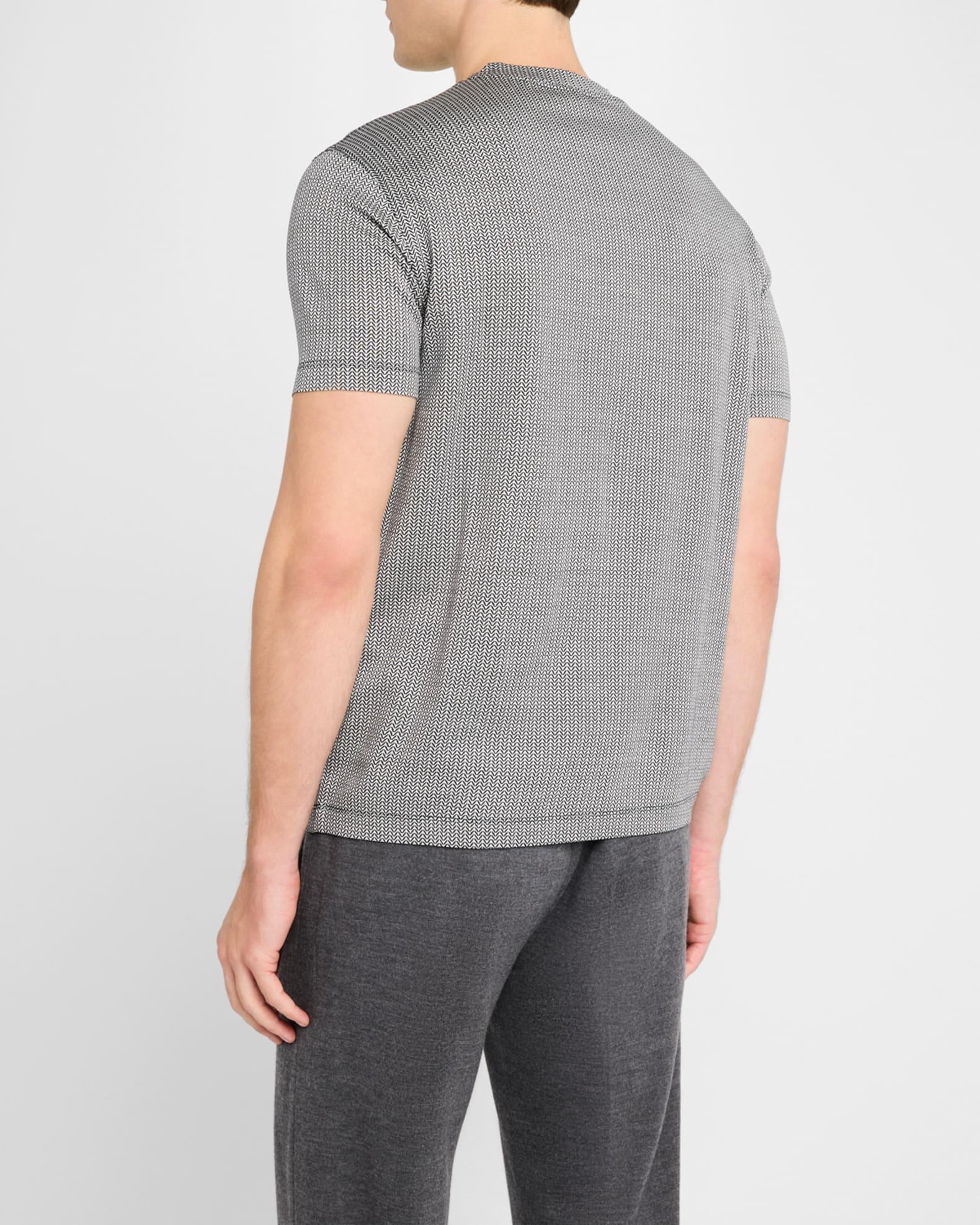 Men's Geometric Crewneck T-Shirt Product Image