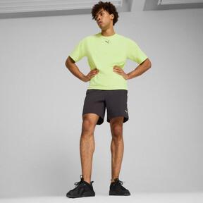 PUMA ENERGY 7-Stretch Men's Woven Shorts in Flat Dark Grey/Fizzy Apple Product Image