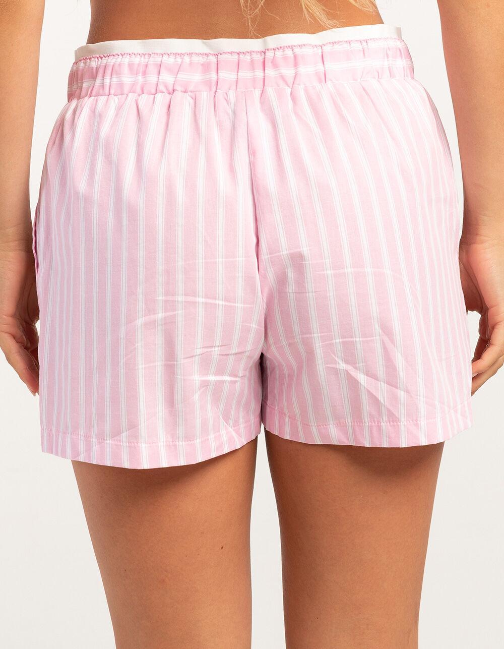 RSQ Womens Button Front Stripe Boxers - GRAY Product Image