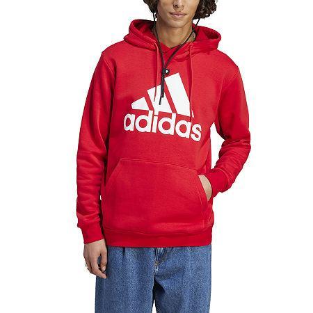 Mens adidas Essential Big Logo Fleece Hoodie Product Image