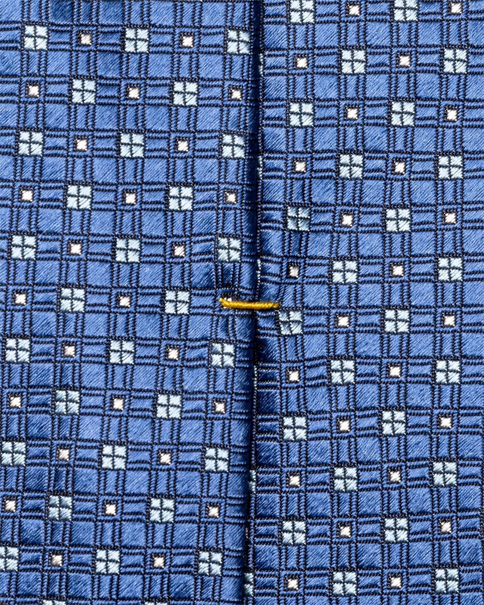 Men's Micro-Square Woven Silk Tie Product Image