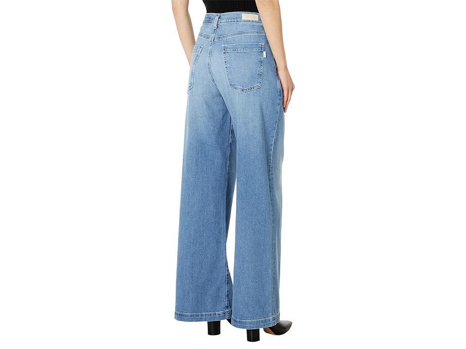 Womens Stella Mid-Rise Wide-Leg Jeans Product Image