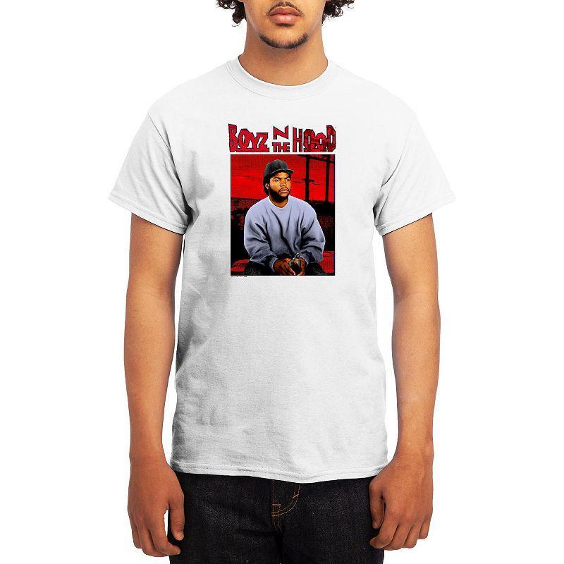 Men's Boyz N' The Hood Doughboy In Red Tee, Boy's, Size: Medium, White Product Image