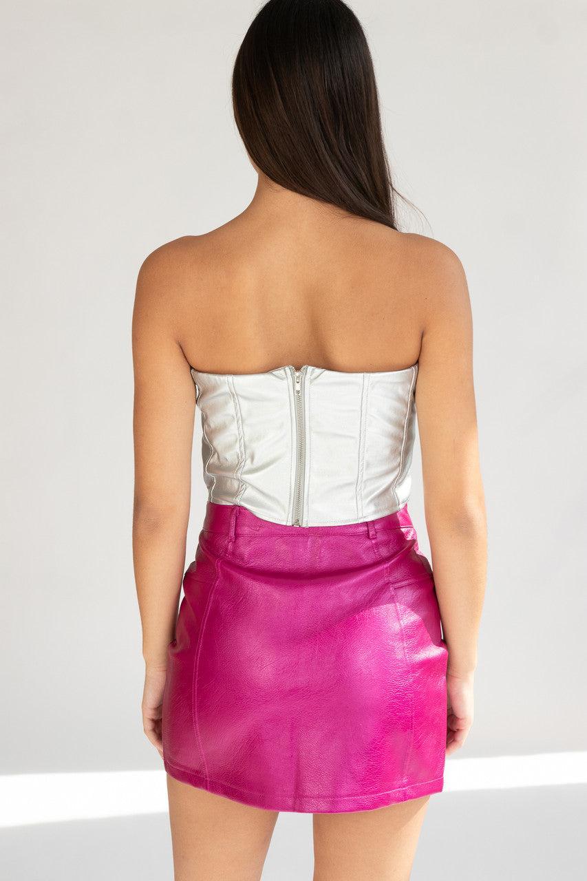 Strapless Metallic Bodice Product Image