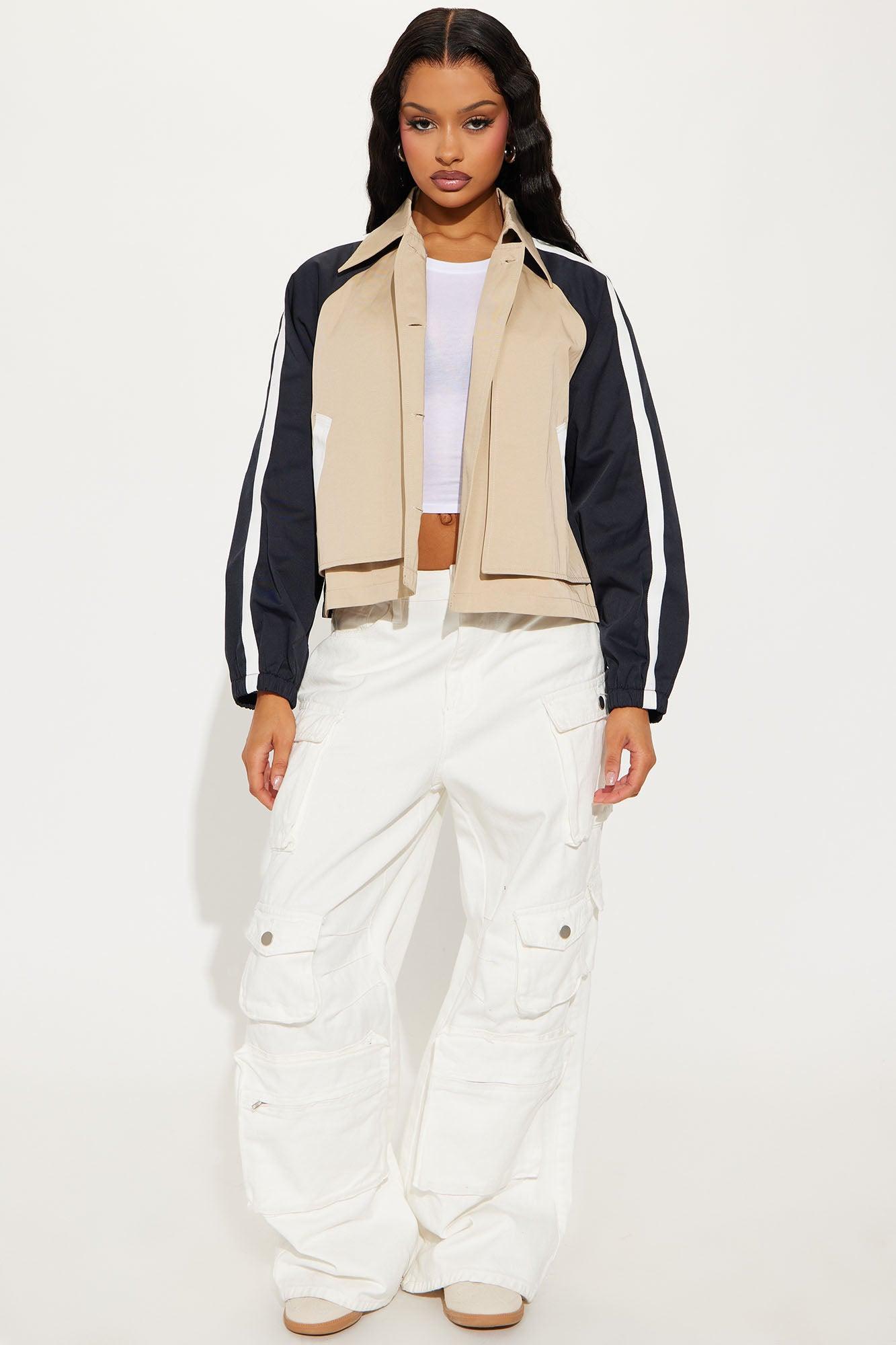 High Maintenance Jacket - Khaki/combo Product Image