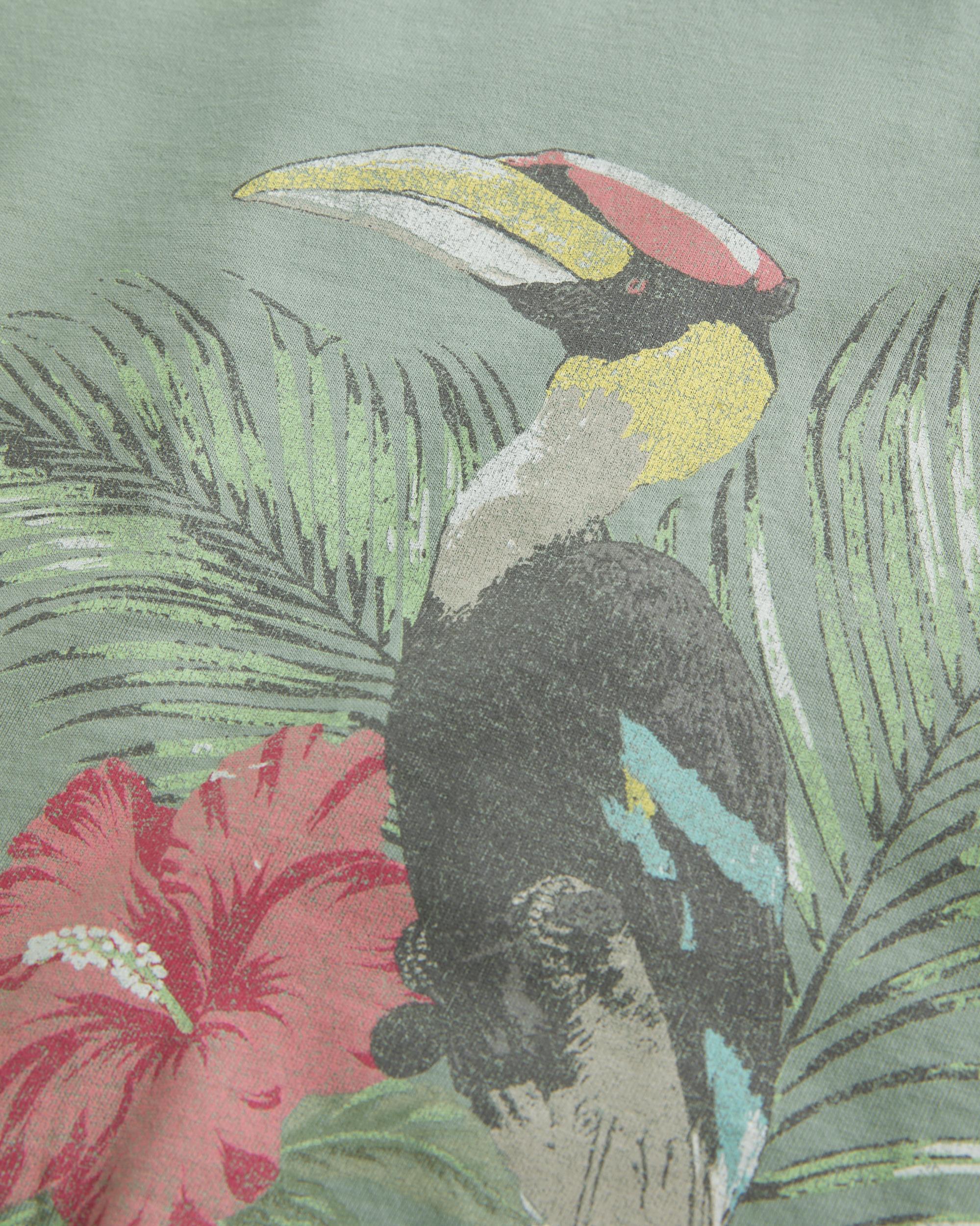 Easy Trend Drop Tropical Bird Graphic Tank Product Image