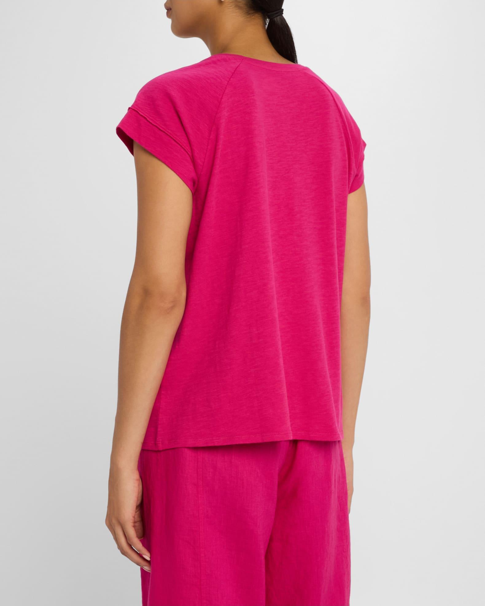 Raglan-Sleeve Organic Cotton Jersey Top Product Image