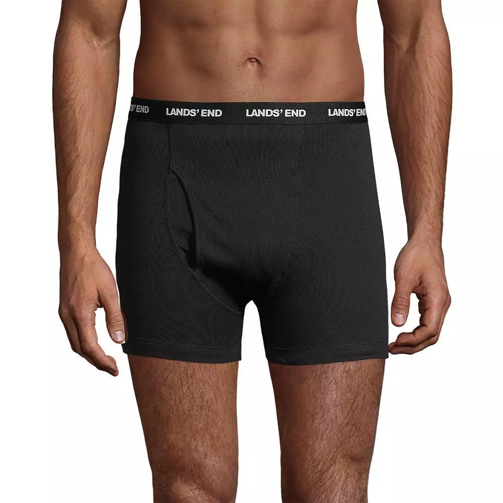 Men's Lands' End 3-pack Knit Boxer Briefs,  Product Image