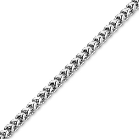 Men's 3.4mm Foxtail Chain Bracelet in Stainless Steel - 9.0" Product Image