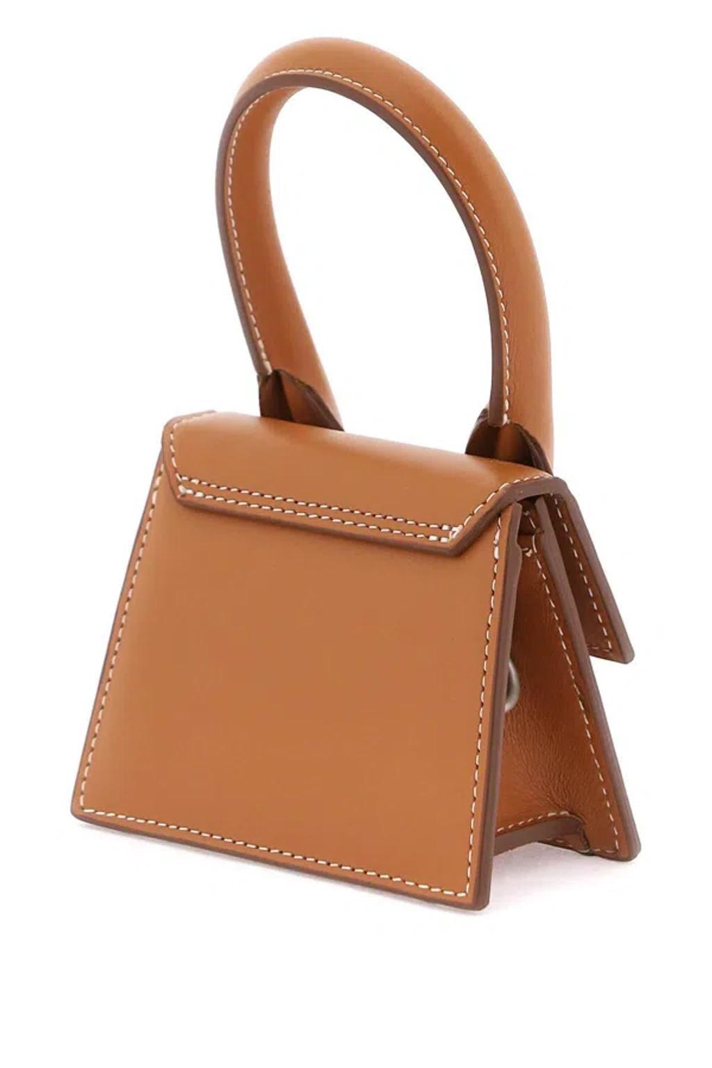 JACQUEMUS Men's 'le Chiquito' Mini Bag In Marrone Product Image