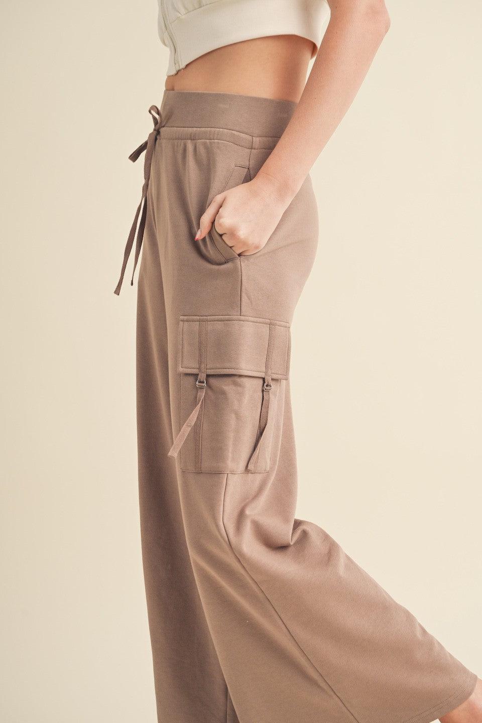 Wide Leg Cargo Pants Product Image