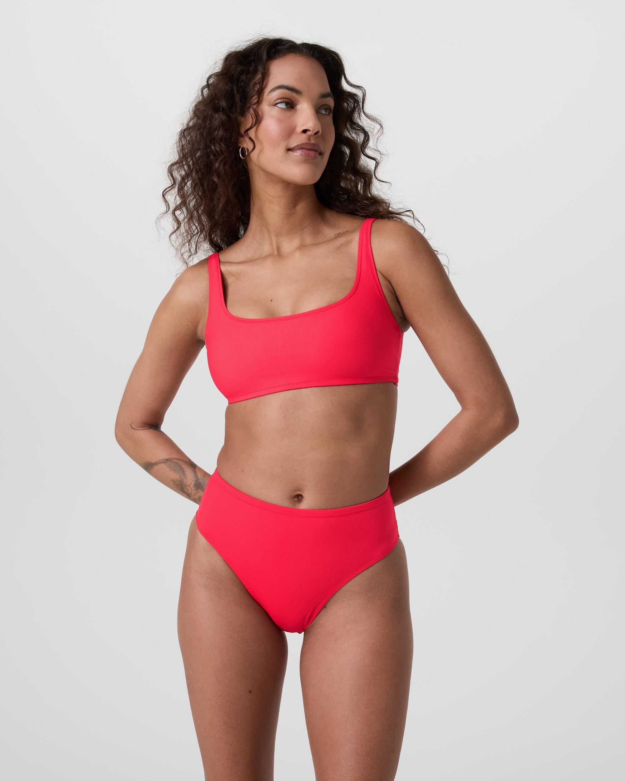 High Waisted Bikini Bottom Product Image