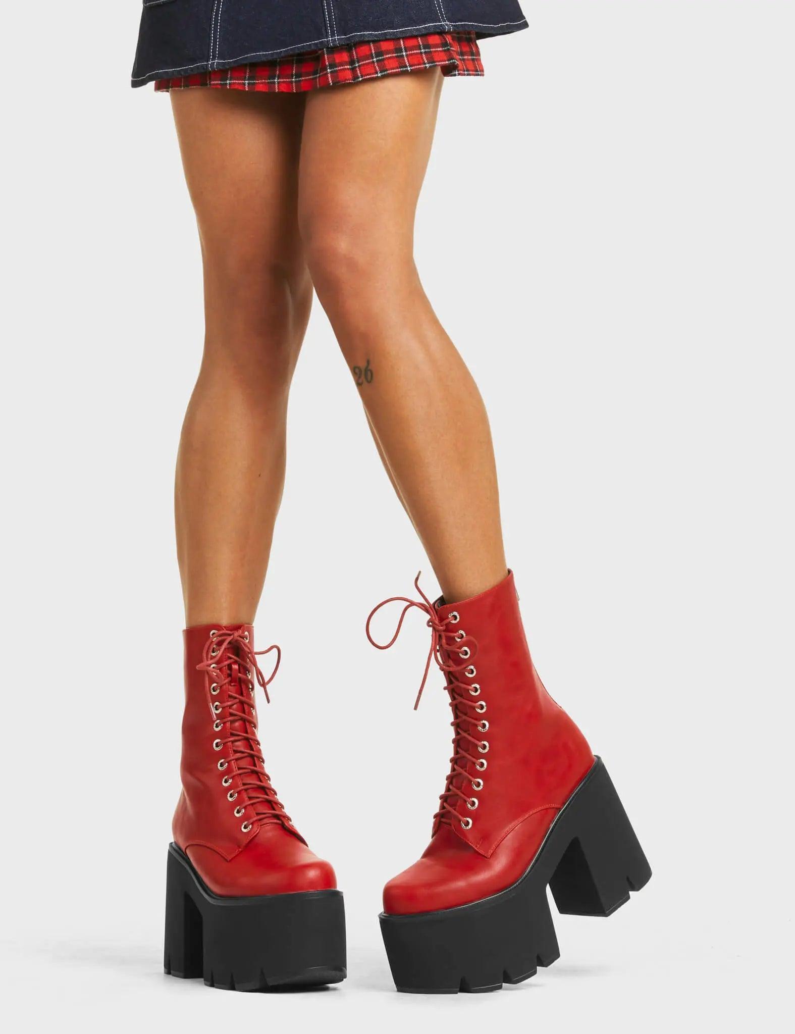 Iconic Chunky Platform Ankle Boots Product Image