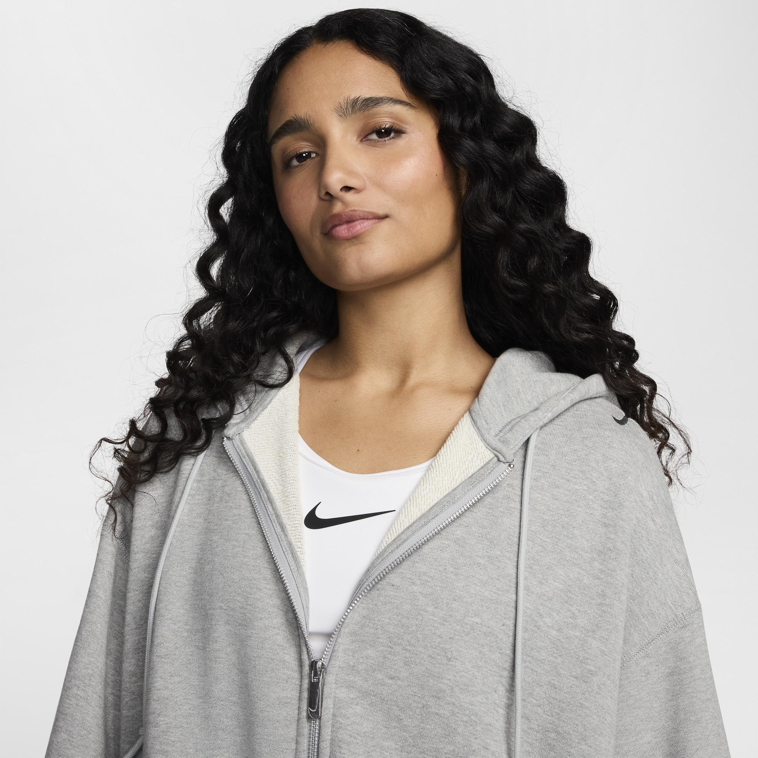 Women's Nike Sportswear Oversized Full-Zip French Terry Hoodie Product Image