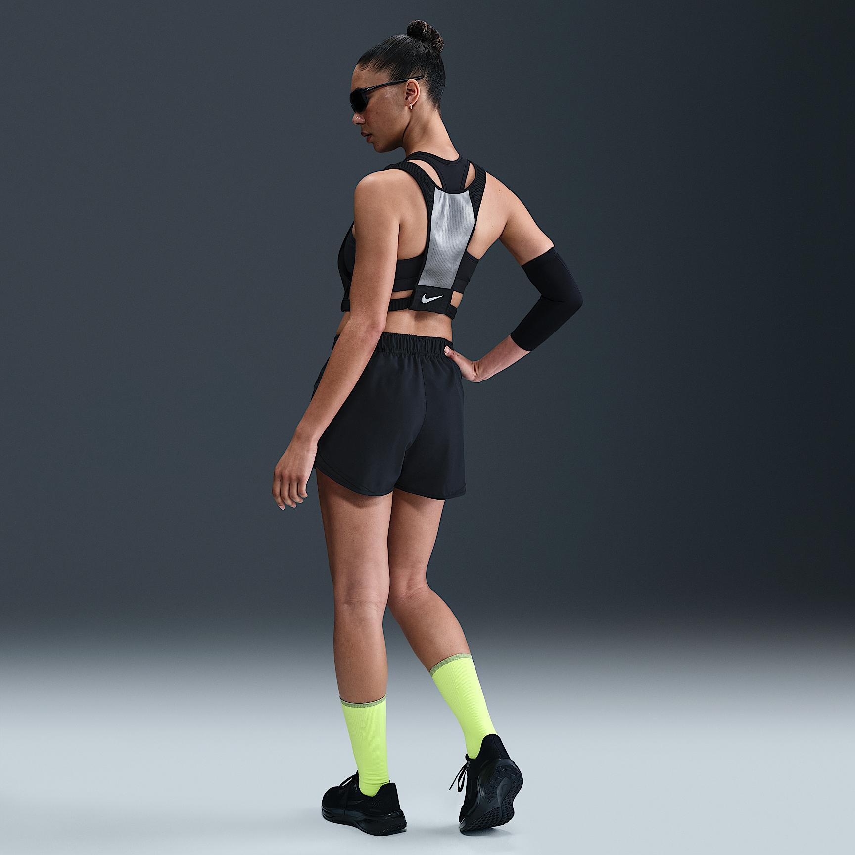 Nike Womens Tempo Dri-FIT Mid-Rise Brief-Lined Running Shorts | IF4134-010 Product Image