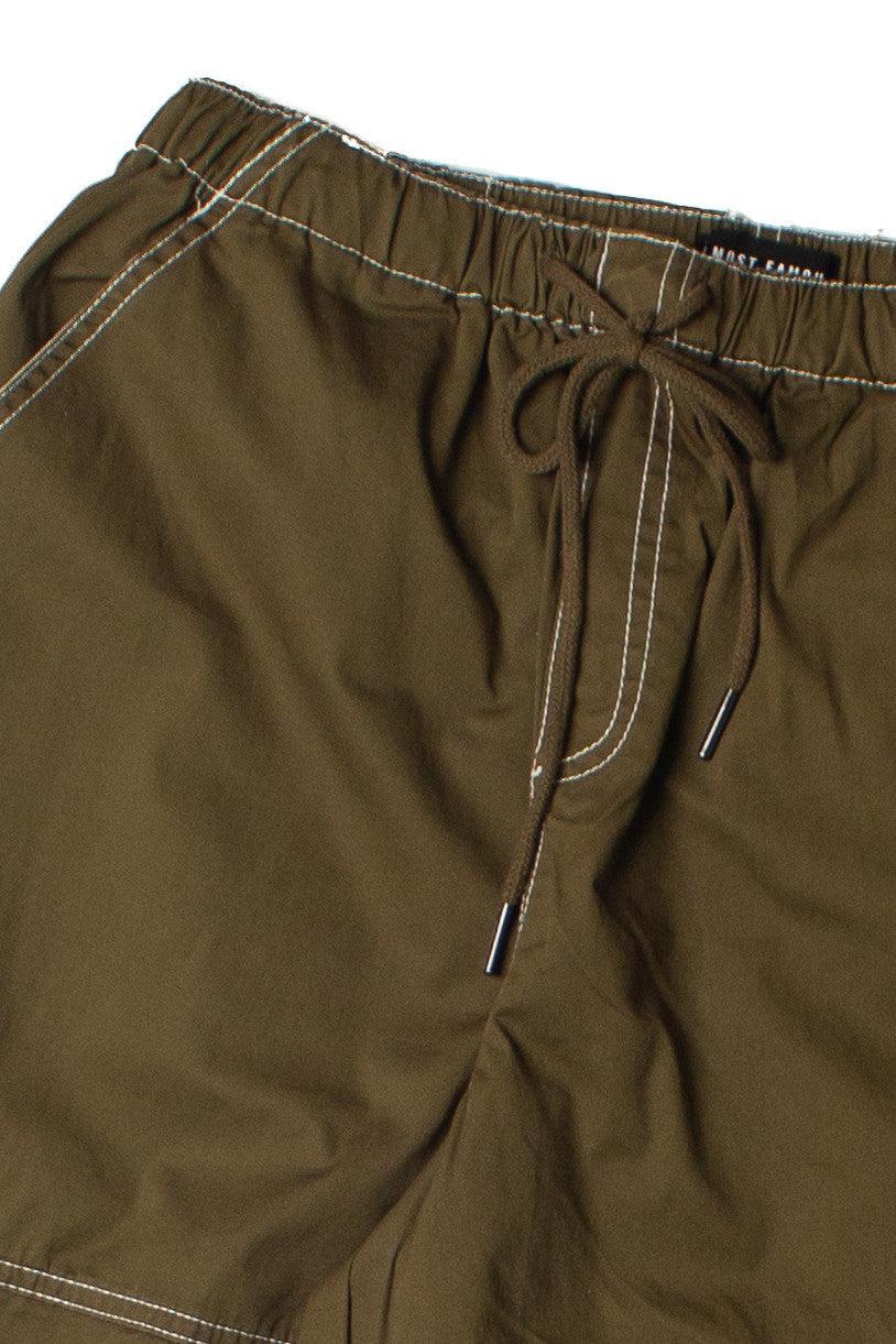 Olive Drawstring Cargo Joggers Product Image