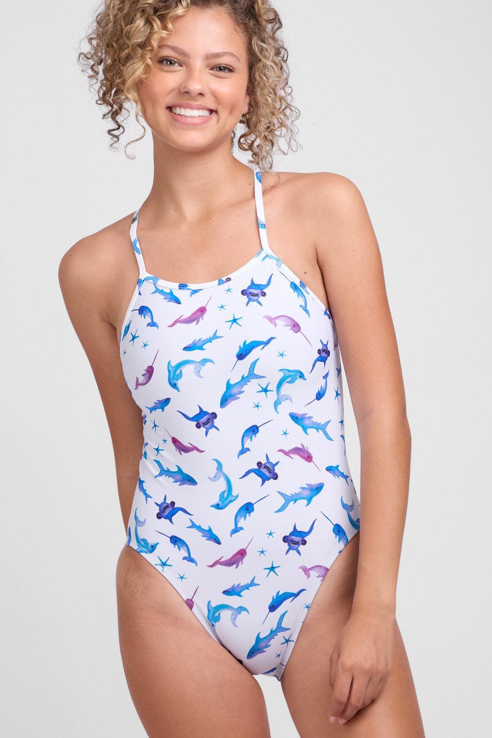 Jackson One Piece Swimsuit -Tangelo Female Product Image