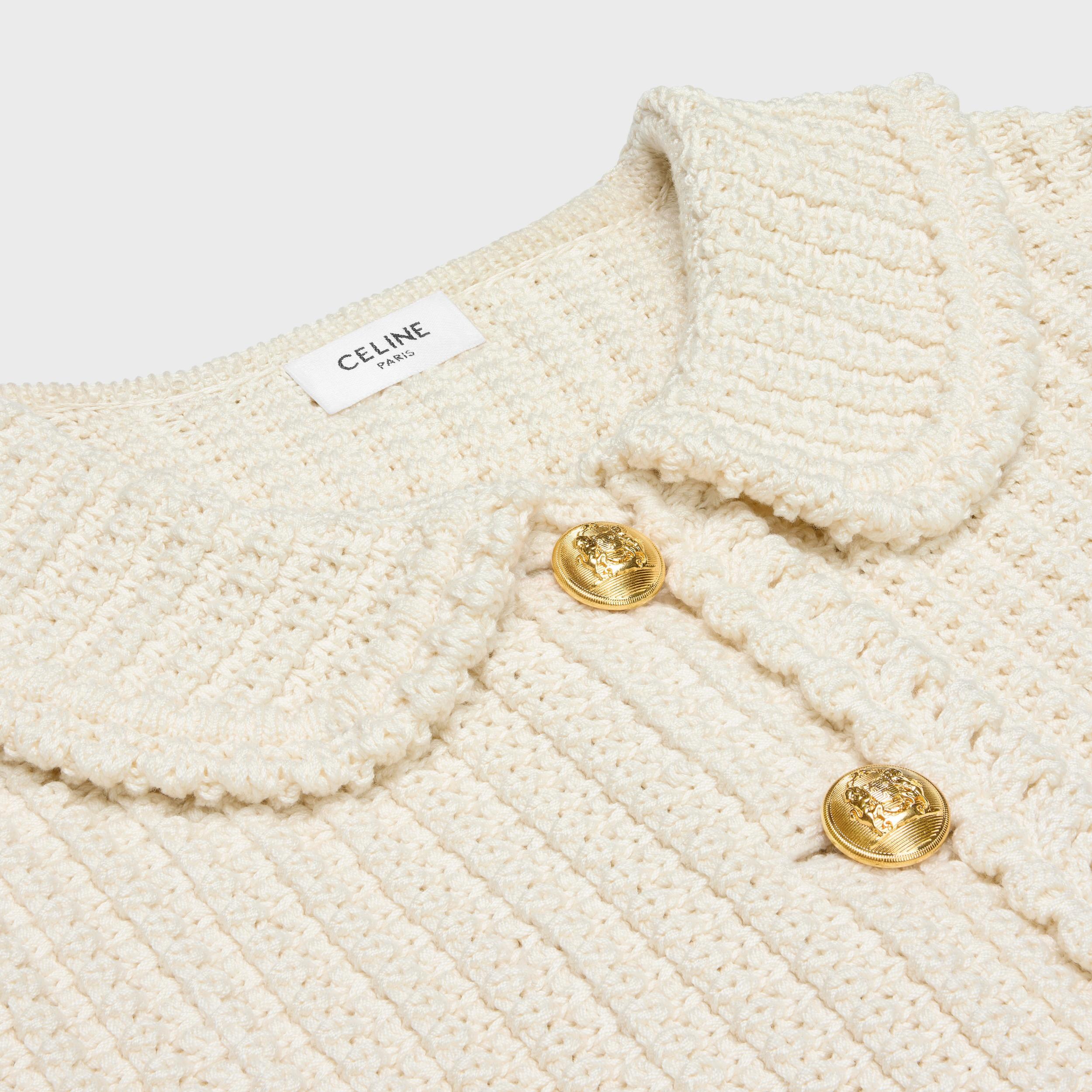 cardigan jacket in cotton Product Image