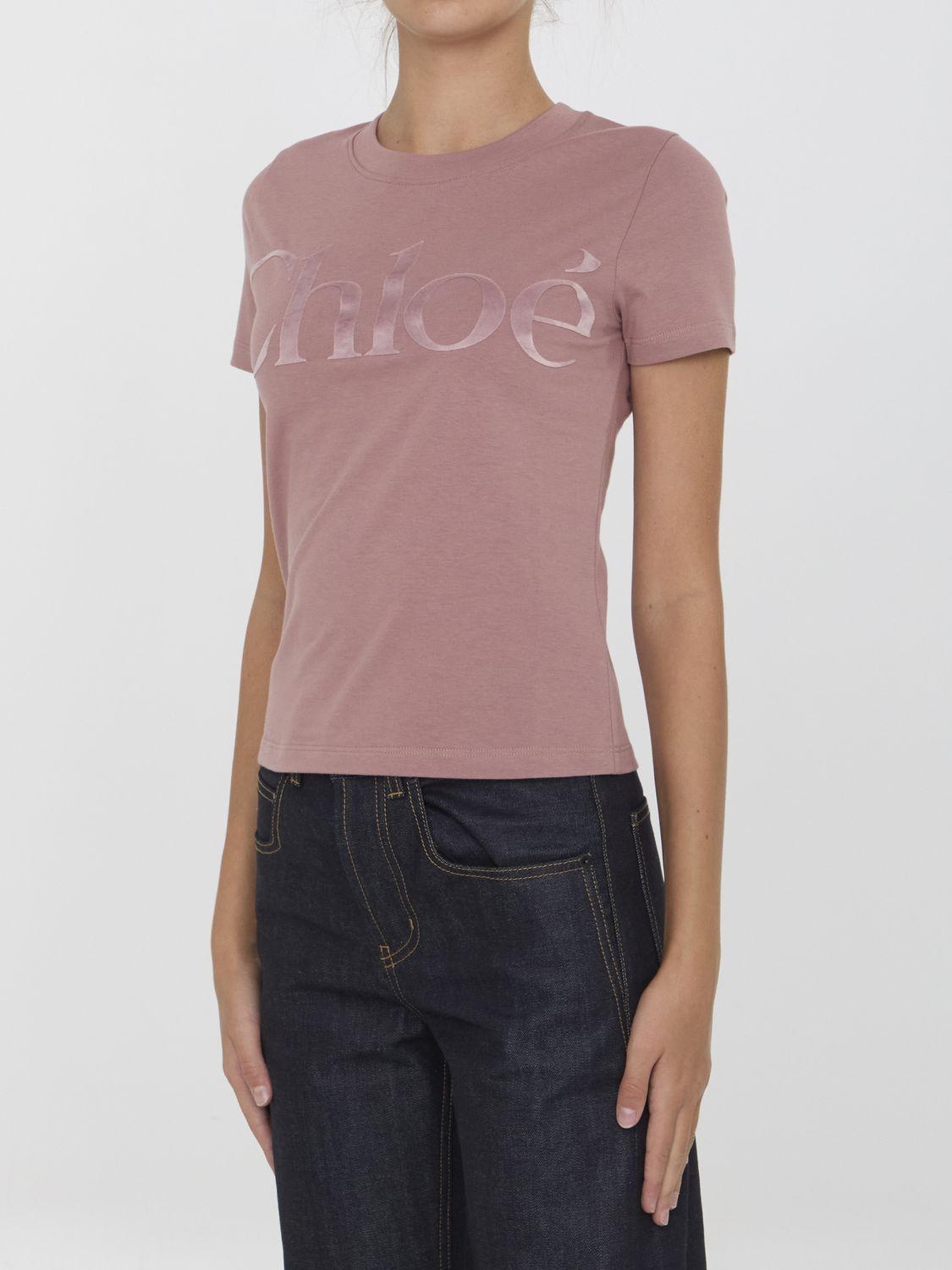 Logo T-shirt In Pink Product Image