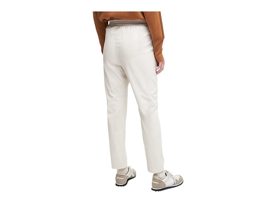 7 For All Mankind Casual Joggers Vegan Leather (Parchment) Women's Casual Pants Product Image