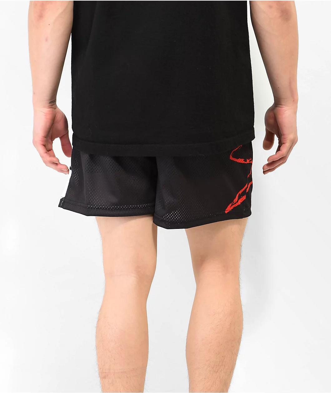 AMP Anarchy Black Mesh Shorts Product Image