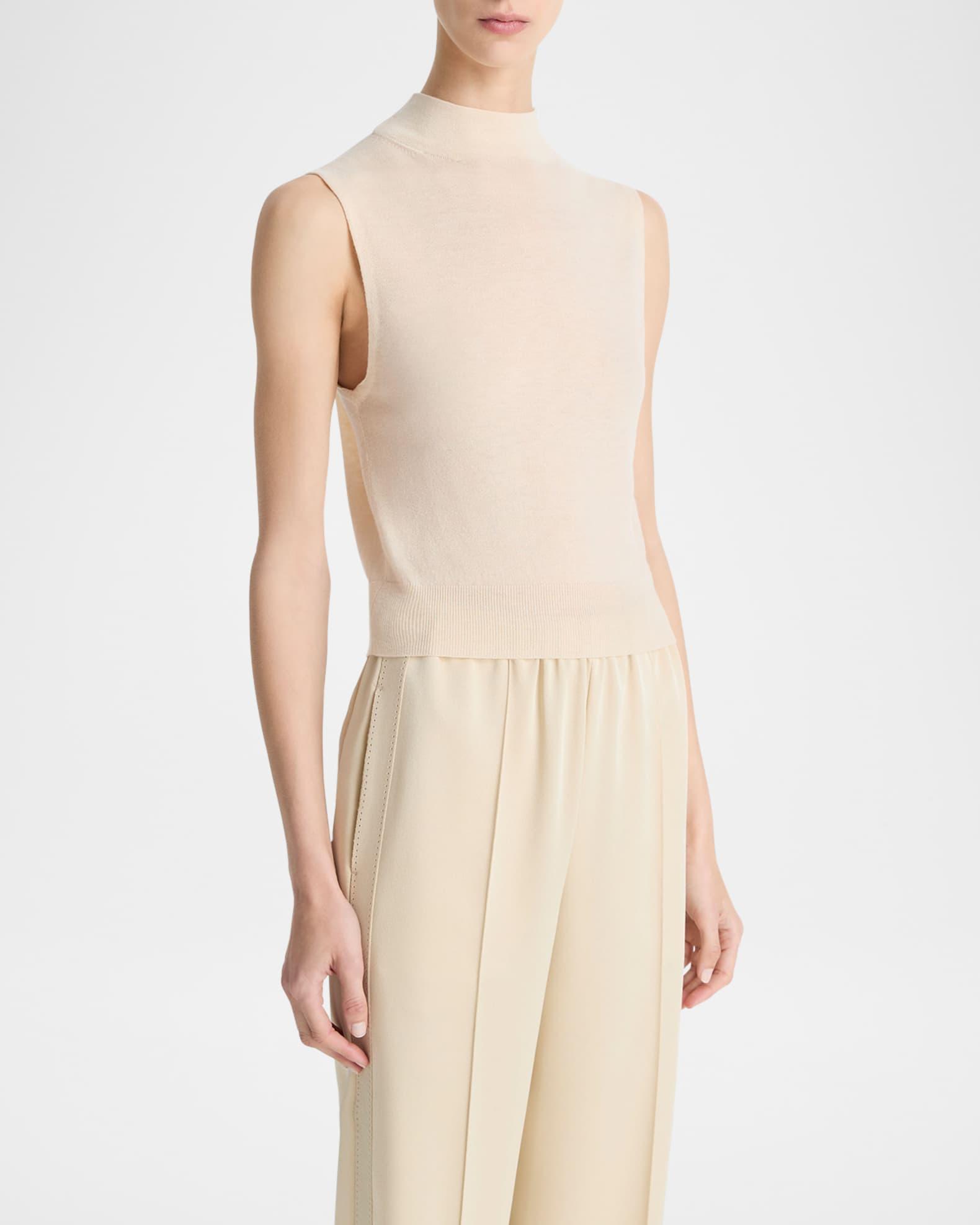 Sleeveless Mock-Neck Top  Product Image