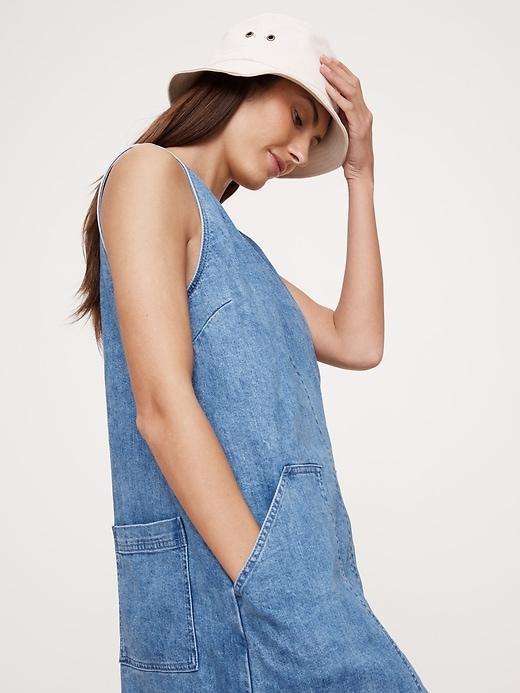 Denim Shift Dress Product Image