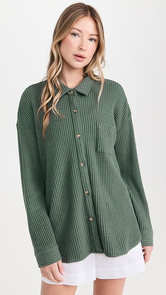 PJ Salvage Great Outdoor Long Sleeve Top | Shopbop Product Image