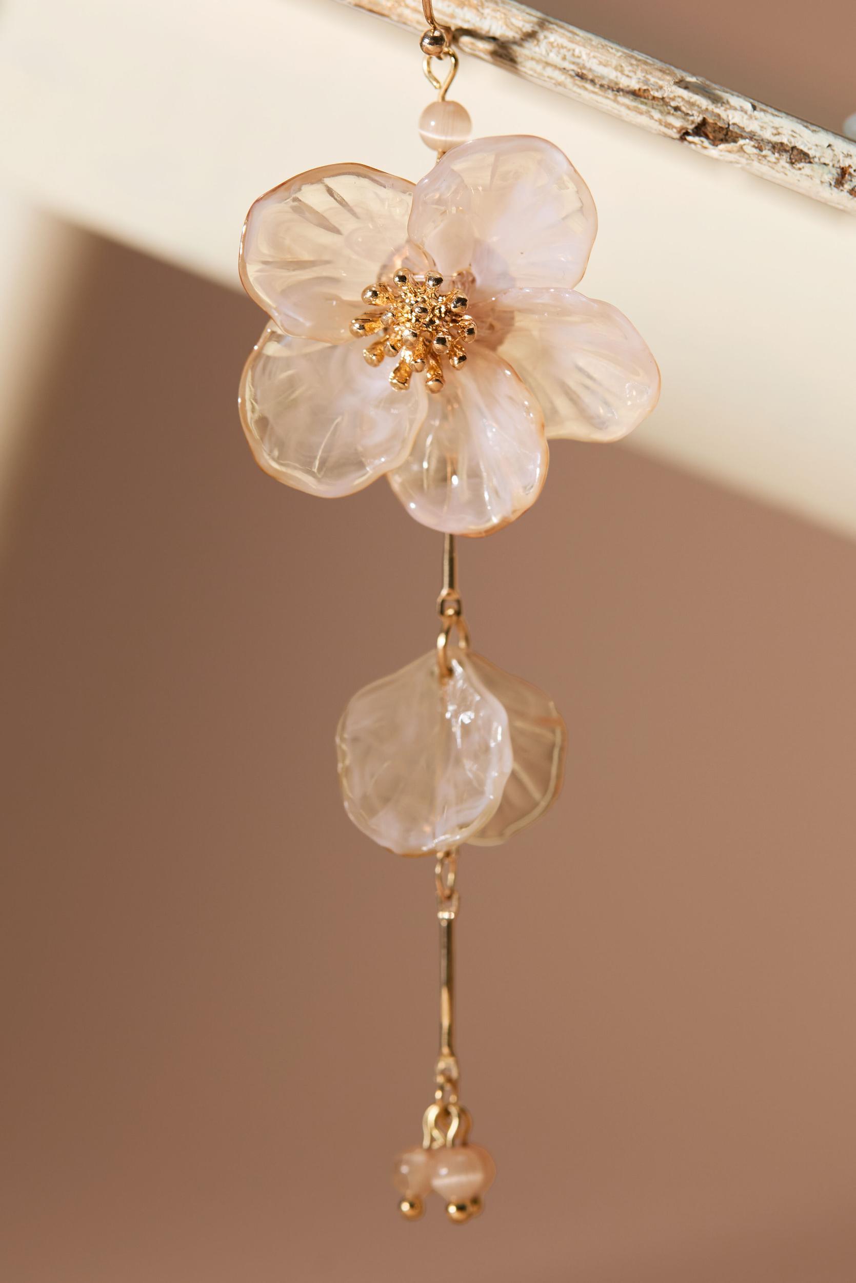 Linear Flora Dangle Earrings Product Image