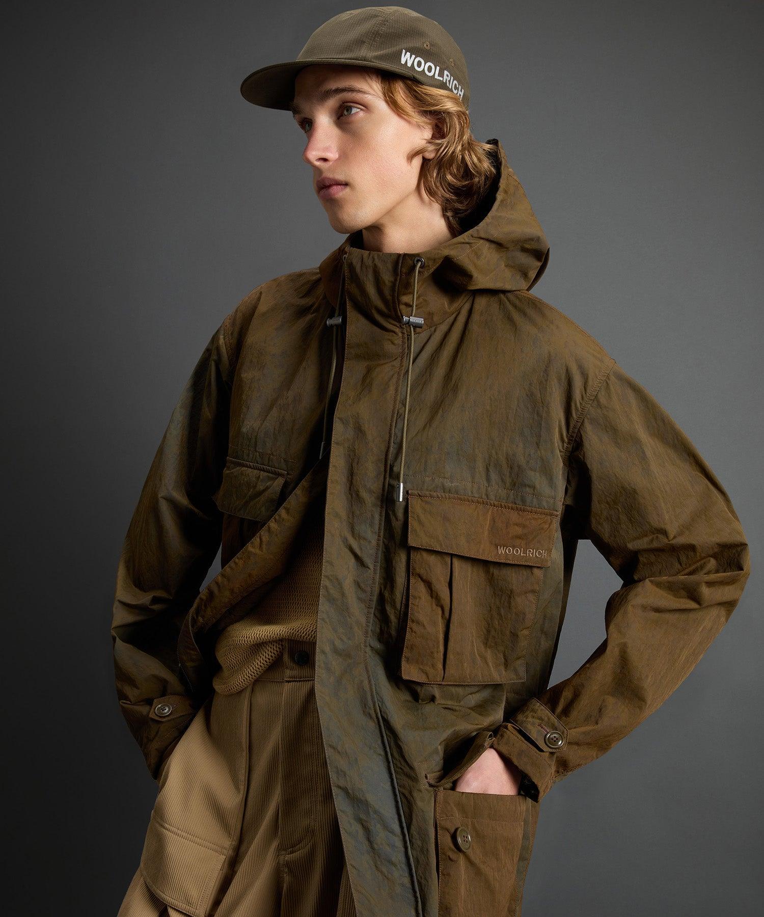 Todd Snyder x Woolrich Fishtail Parka in Ecru Olive Product Image
