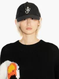 BASEBALL CAP WITH ANCHOR LOGO in black | JW Anderson US  Product Image