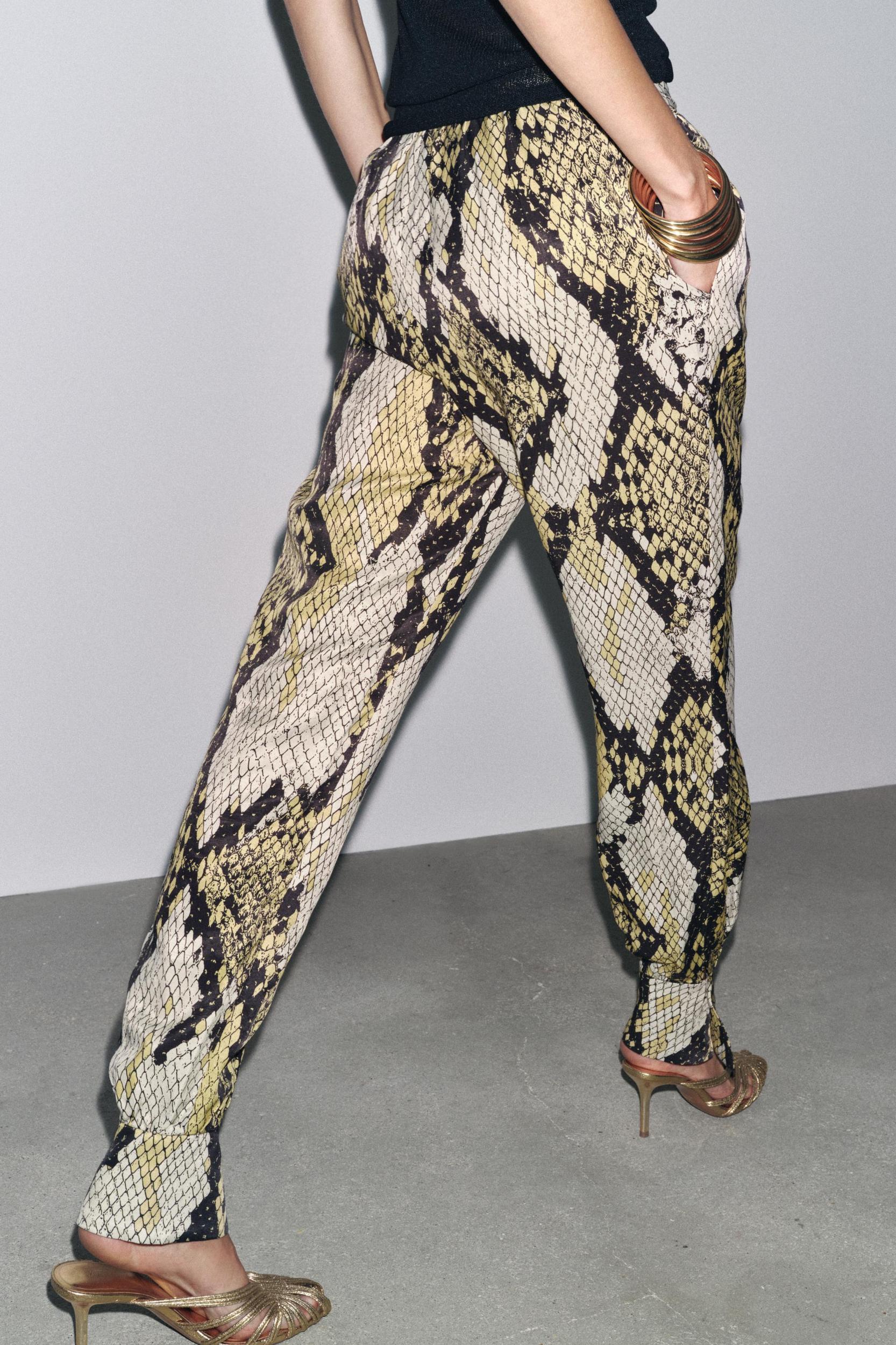 ZW COLLECTION ANIMAL PRINT PANTS Product Image
