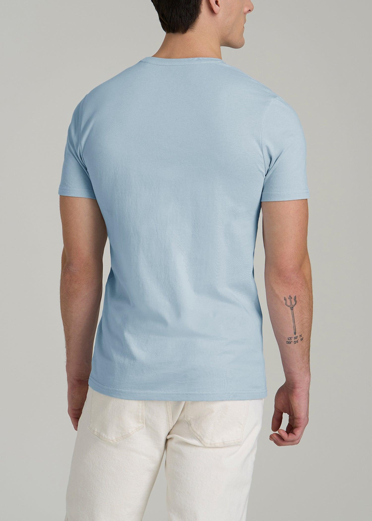 The Everyday REGULAR-FIT Crewneck Tall Men's T-Shirt in Ice Blue Product Image