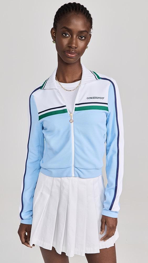 Casablanca Contrast Front Yoke Track Top | Shopbop Product Image