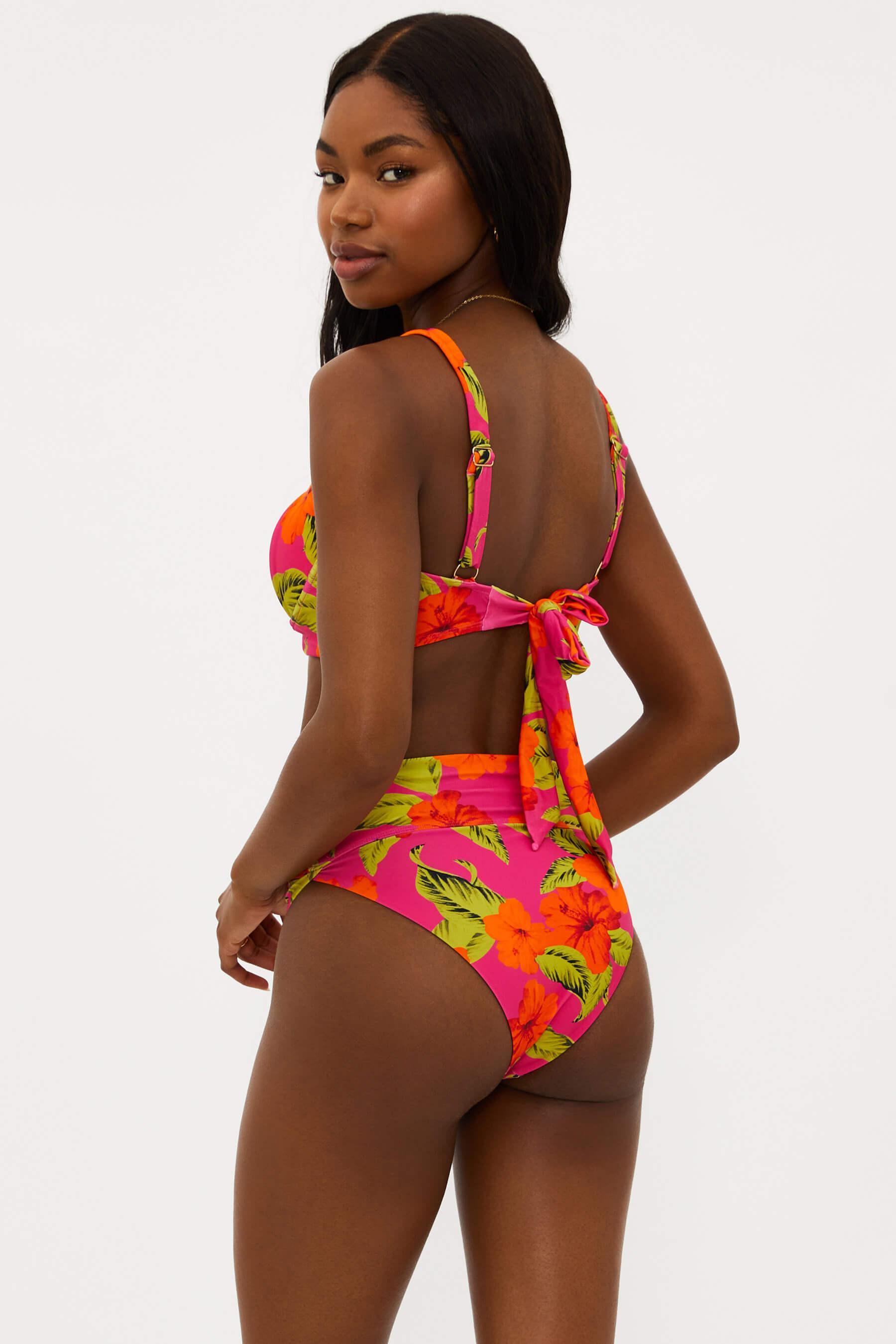 Paulina Top Hibiscus Sunset Product Image