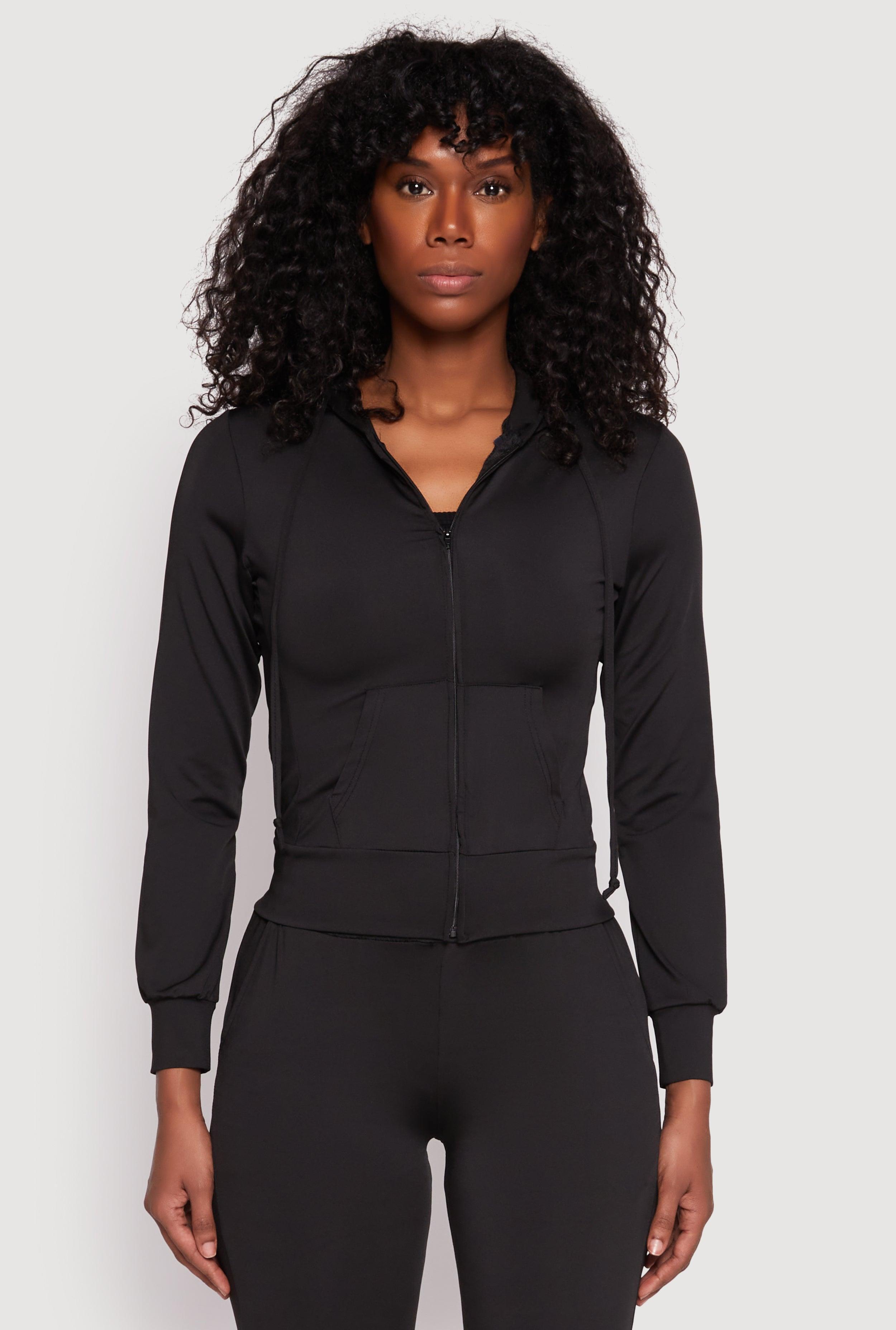 Womens Daisy Soft Knit Front Zip Hoodie Product Image