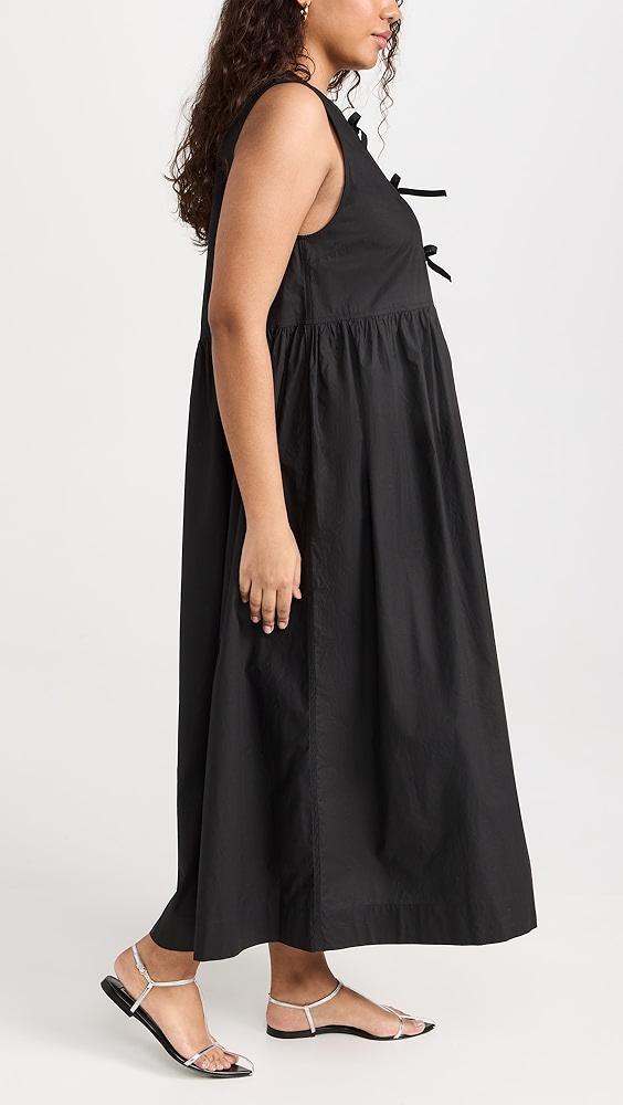 GANNI Cotton Poplin Midi Dress | Shopbop Product Image