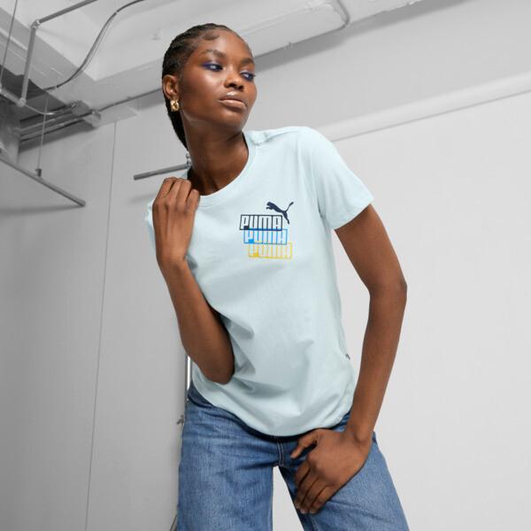 PUMA Stacked Up Logo Women's T-Shirt Product Image