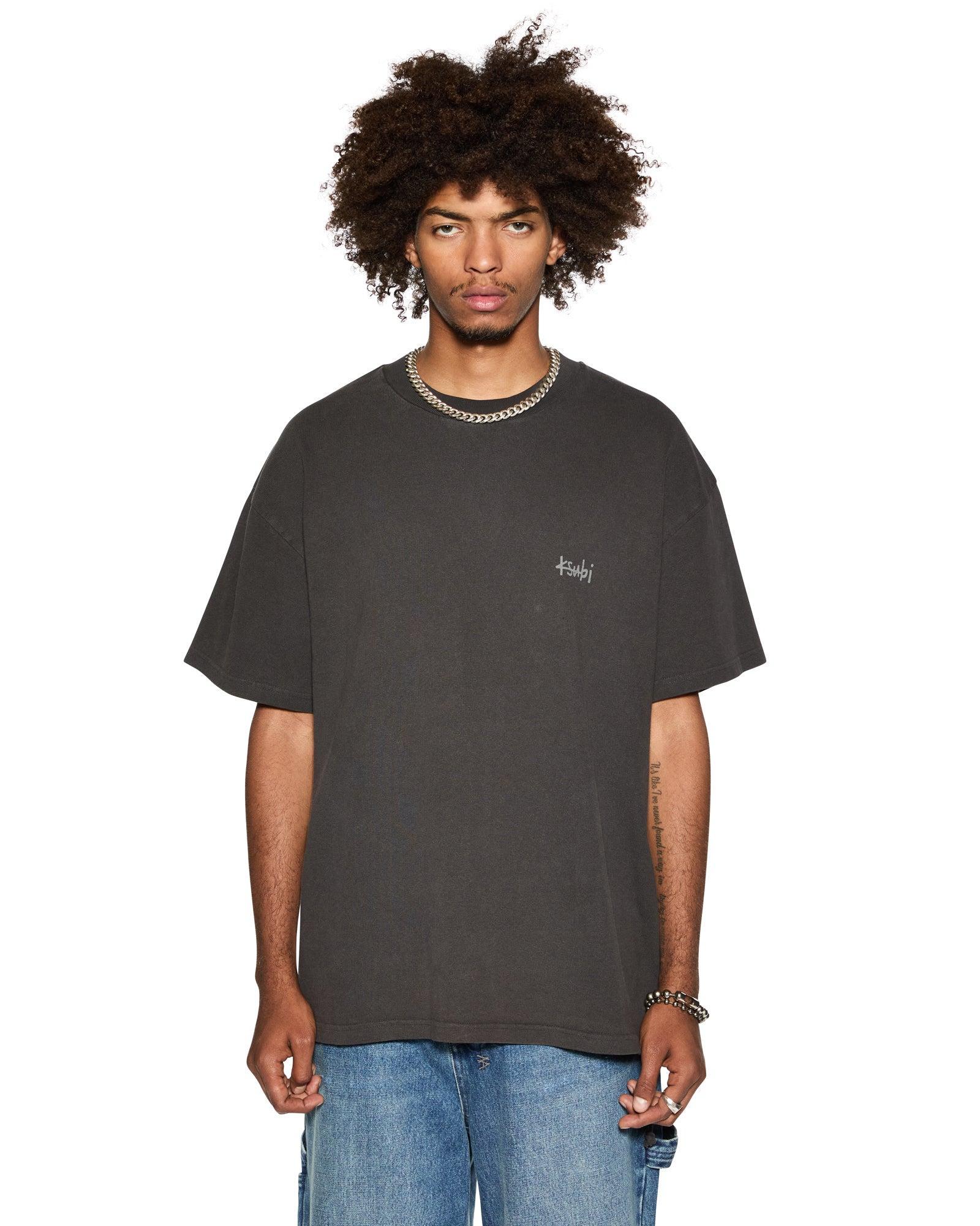 HIT LIST EKCESS SS TEE FADED BLACK Male Product Image