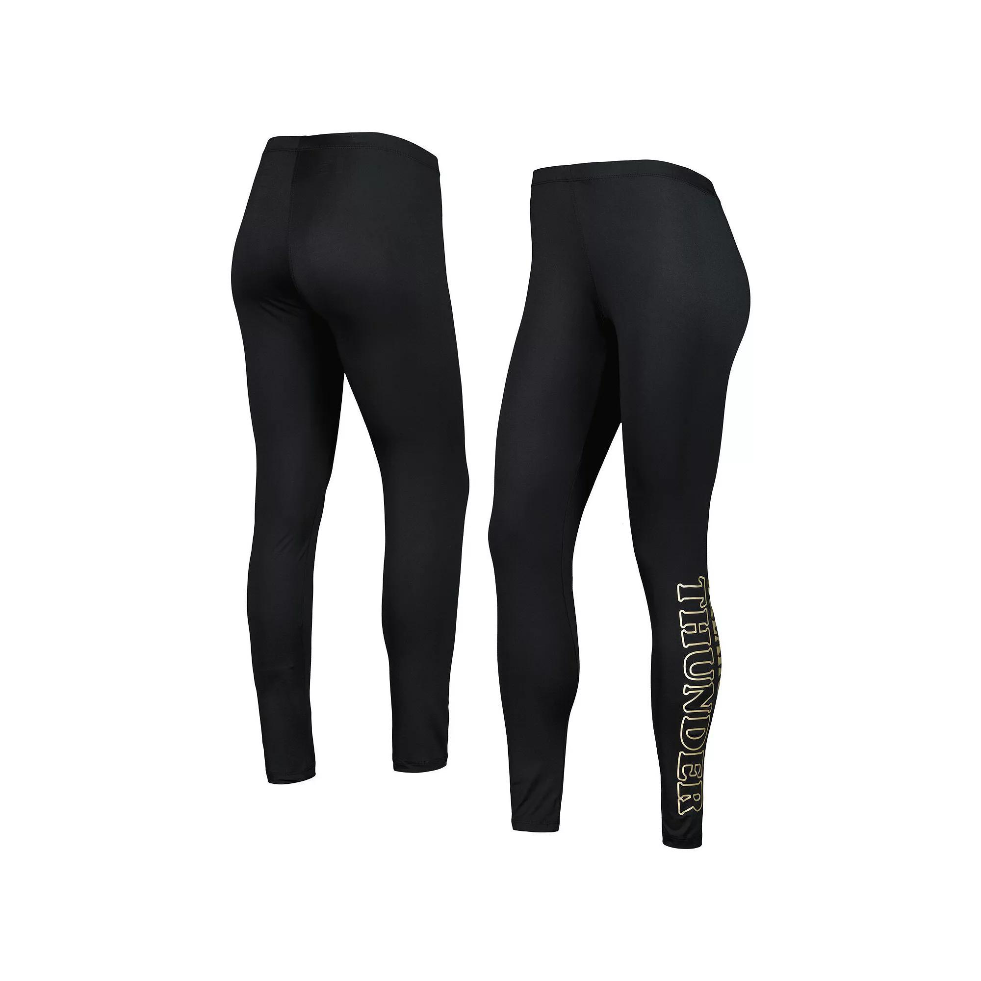 Women's G-III 4Her by Carl Banks Black Oklahoma City Thunder Stadium Leggings, Size: Medium Product Image