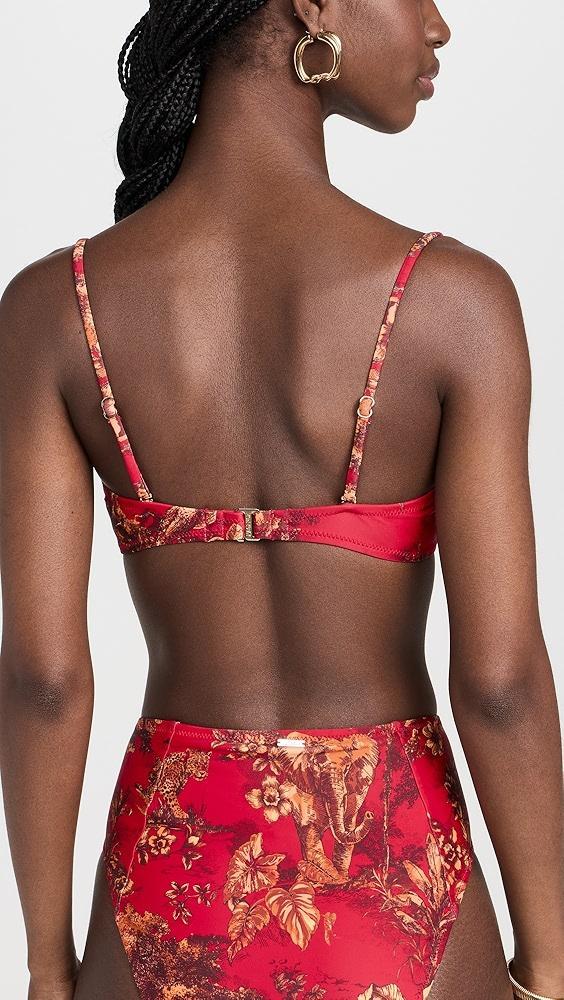 L'AGENCE Alexandria Bikini Top | Shopbop Product Image