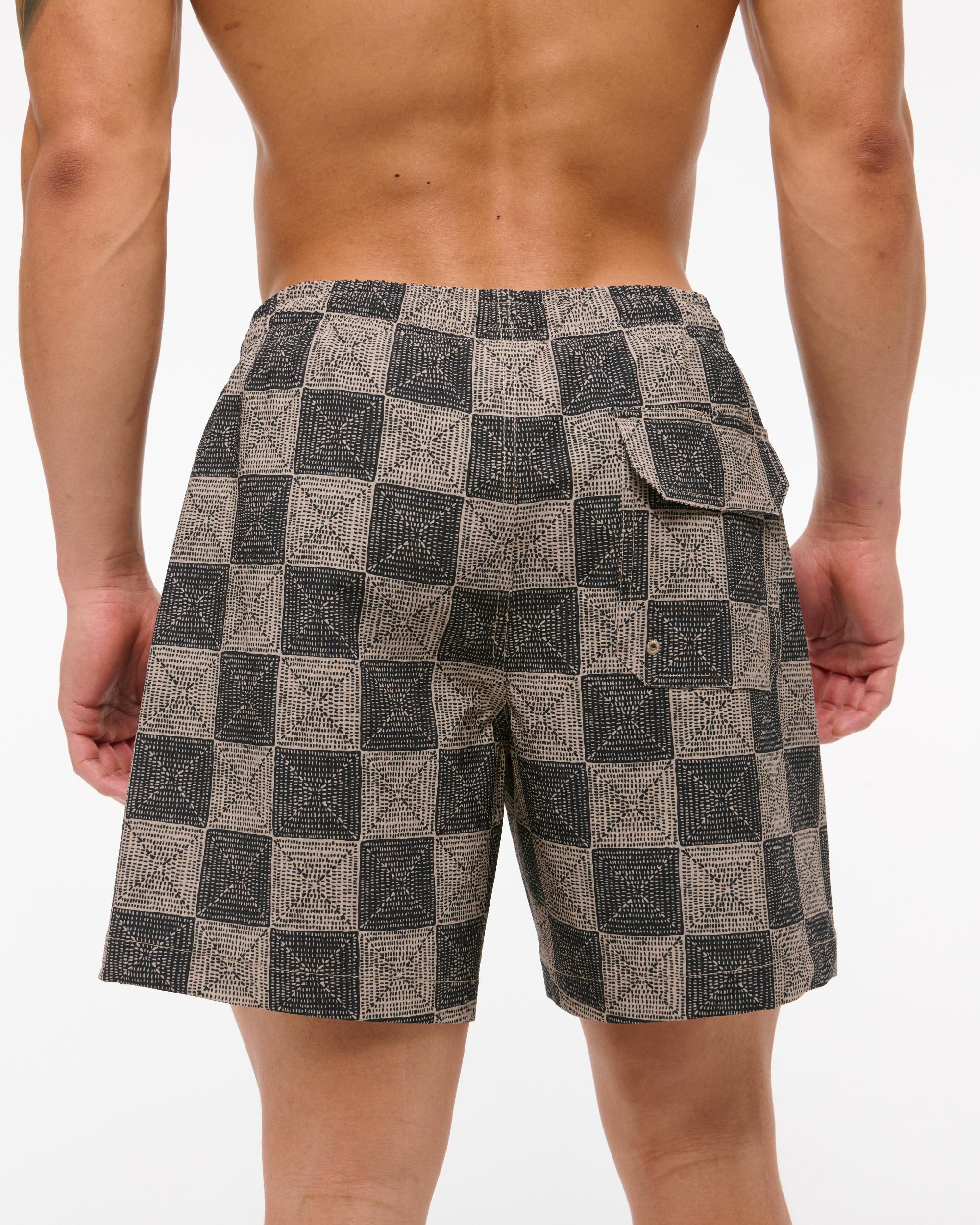 Pull-On Seersucker Swim Trunk Product Image