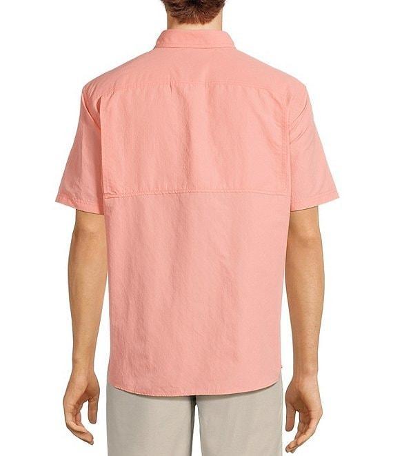 Roundtree & Yorke Performance Charter Vented Short Sleeve Solid Sport Shirt Product Image