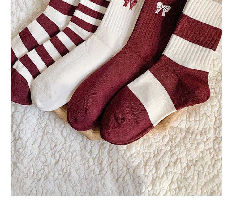 Patterned Short Socks Set Product Image