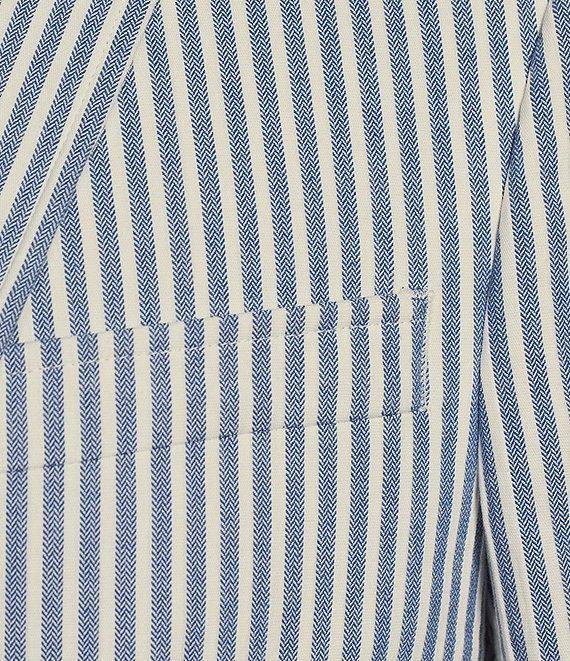 Murano Corsa Di Cavalli Derby Collection Slim Fit Stripe Seersucker Suit Separates Jacket Product Image