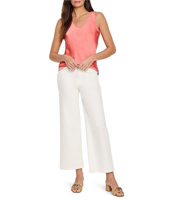 NIC + ZOE Day Gloss Scoop Neck Sleeveless Tank Product Image