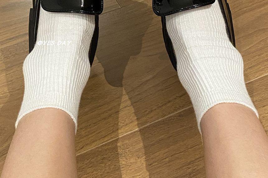 Star Accent Platform Loafers Product Image