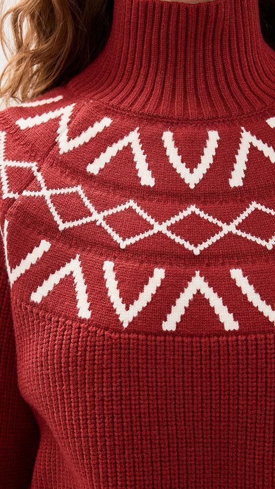 Varley Marcie Fair Isle Yoke Knit Sweater | Shopbop Product Image