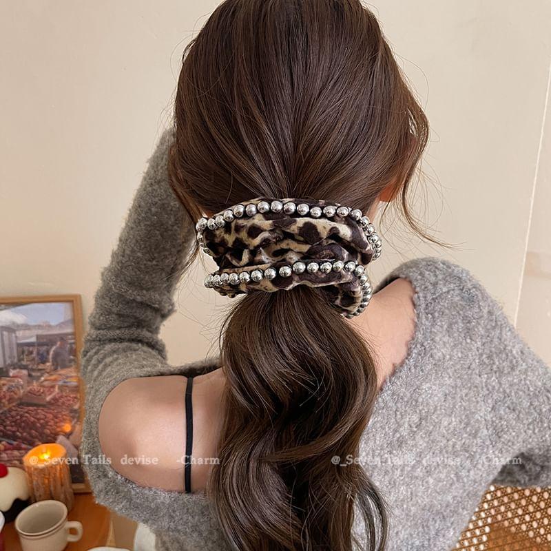 Leopard Hair Scrunchie Product Image