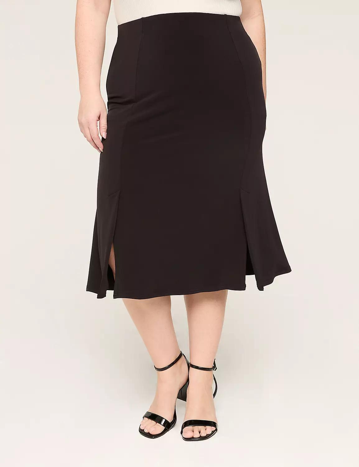 Matte Jersey Midi Skirt Product Image